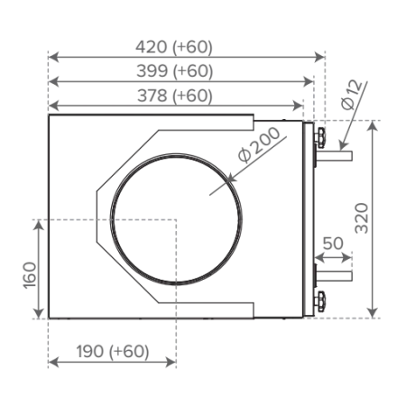 Vallox MLV Multi 200 duct radiator produkto vaizdas 3