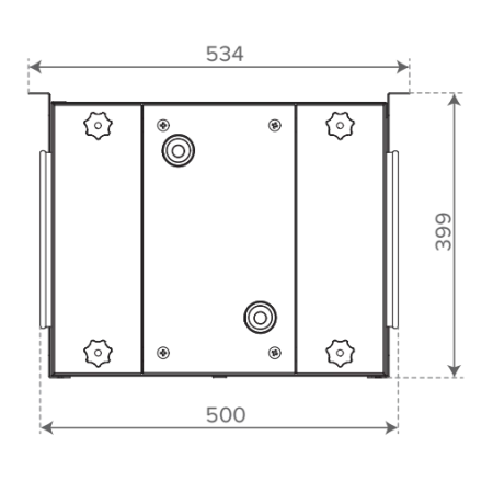 Vallox MLV Multi 250 duct radiator produkto vaizdas 2