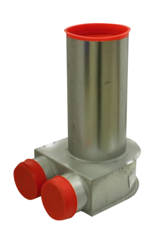 Vallox BlueSky onnection part for valve 125 mm, side connection produkto vaizdas 1